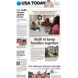 Image of USA Today front page.