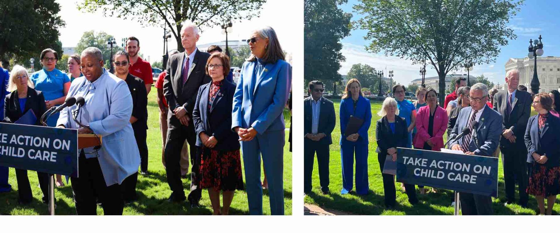Rep. McClellan joins Congressional Democrats for the Child Care Stabilization Act Press Conference
