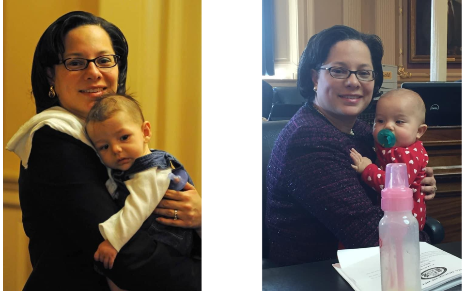 Rep. McClellan with her children, Jackson & Samantha