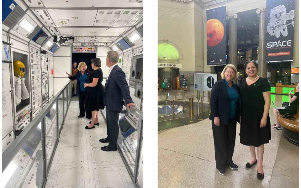 Rep. McClellan and Deputy Administrator of NASA Pamela Melroy