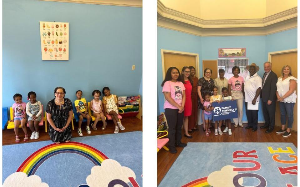 Rep McClellan visits Kidz with Goals Unlimited in Hopewell