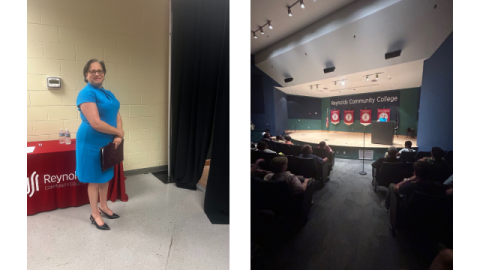 Rep. McClellan at her Town Hall
