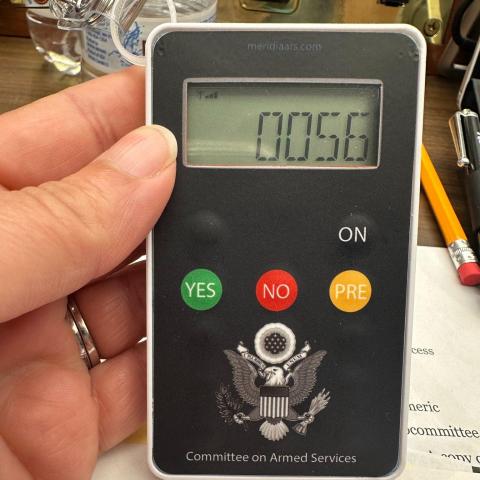 HASC voting remote