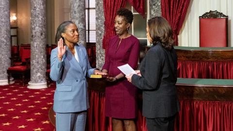 Senator Butler Sworn in