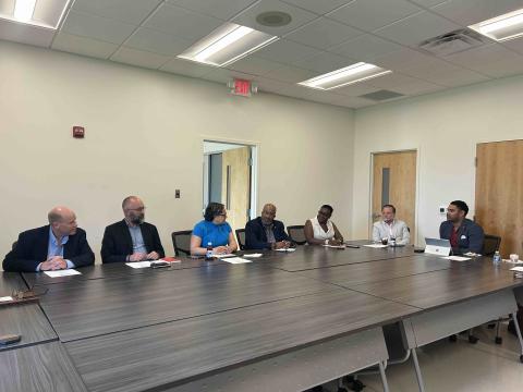 Rep. McClellan with Sussex, Surry, and Southampton leadership