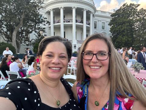 Reps. McClellan and Weston at the White House