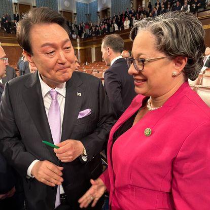 Rep. McClellan and President Yoon Suk Yeol 