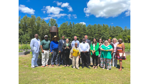 Congresswoman McClellan at the Brunswick Farms to Families Luncheon.