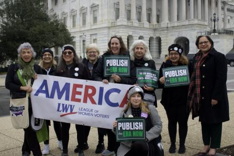McClellan and advocates at the ERA presser