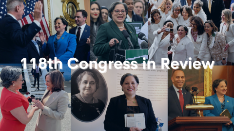 Title Screen of the 118th Congress in Review
