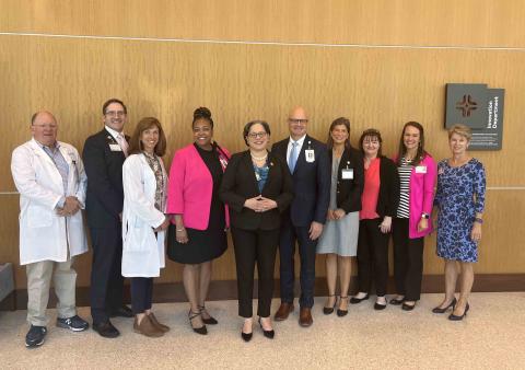 Congresswoman McClellan with Henrico Hospital Staff