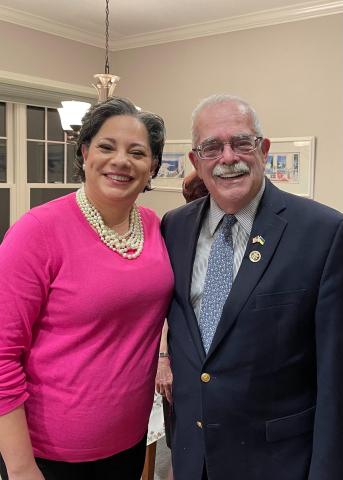 Photo of Rep. McClellan and Rep. Connolly.