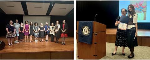 2024 Congressional Art Competition Reception.